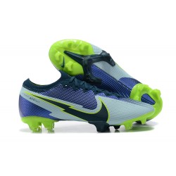 Nike Vapor 14 Elite FG Green Blue Black Yellow Low Men Football Boots