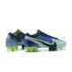 Nike Vapor 14 Elite FG Green Blue Black Yellow Low Men Football Boots