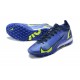 Nike Vapor 14 Elite TF Mid Dark Blue Yellow Men Football Boots