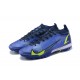 Nike Vapor 14 Elite TF Mid Dark Blue Yellow Men Football Boots