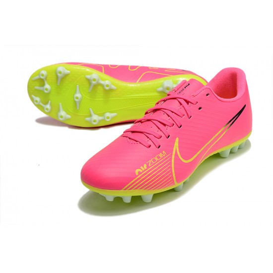 Nike Vapor 15 Academy AG Low Pink Chartreuse Women/Men Football Boots