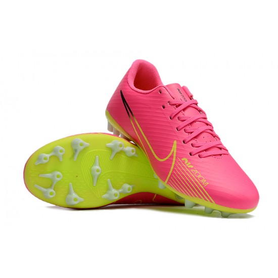 Nike Vapor 15 Academy AG Low Pink Chartreuse Women/Men Football Boots