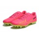 Nike Vapor 15 Academy AG Low Pink Chartreuse Women/Men Football Boots