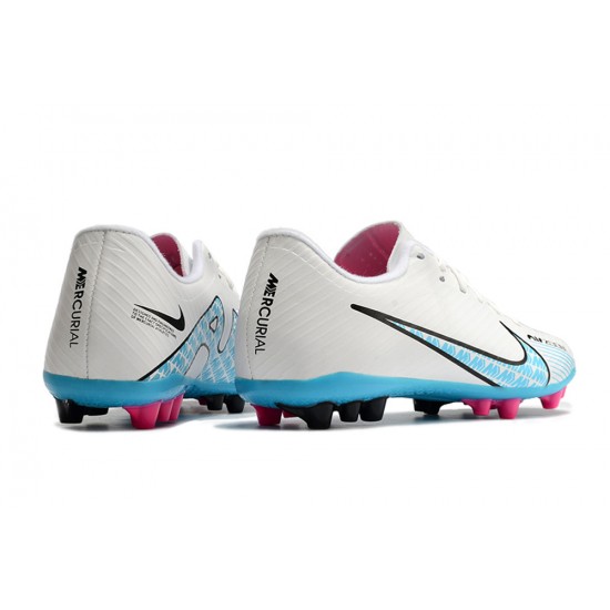 Nike Vapor 15 Academy AG Low White Pink Women/Men Football Boots