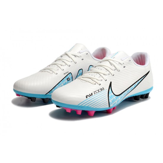 Nike Vapor 15 Academy AG Low White Pink Women/Men Football Boots