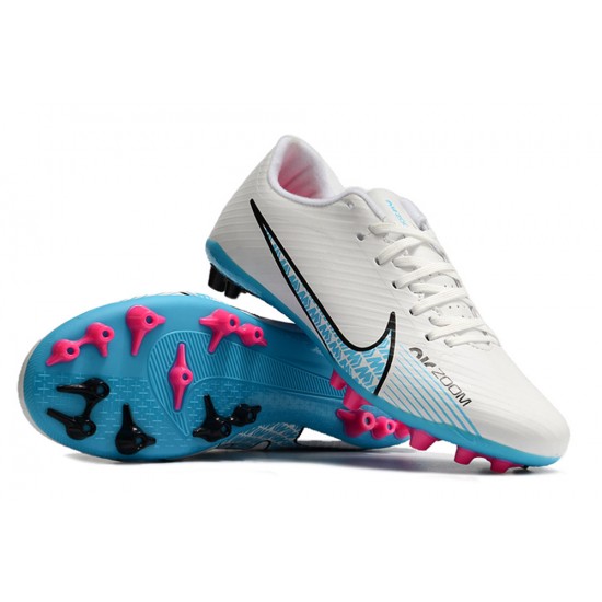 Nike Vapor 15 Academy AG Low White Pink Women/Men Football Boots
