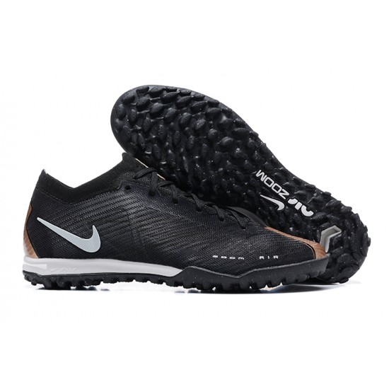 Nike Vapor 15 Academy TF Black Gold White Men Low Football Boots