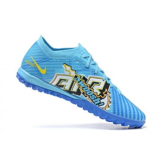 Nike Vapor 15 Academy TF Blue Black Yellow Men Low Football Boots