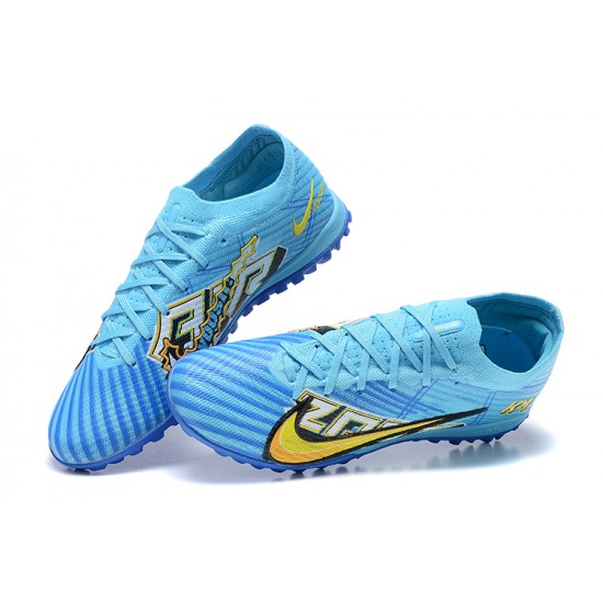 Nike Vapor 15 Academy TF Blue Black Yellow Men Low Football Boots