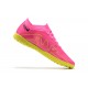 Nike Vapor 15 Academy TF Pink Yellow Men Low Football Boots