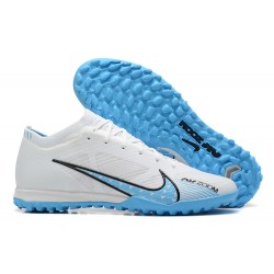 Nike Vapor 15 Academy TF White Blue Black Men Low Football Boots