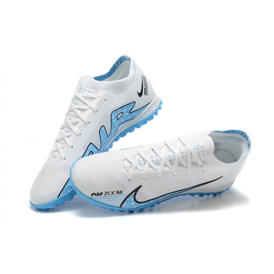 Nike Vapor 15 Academy TF White Blue Black Men Low Football Boots