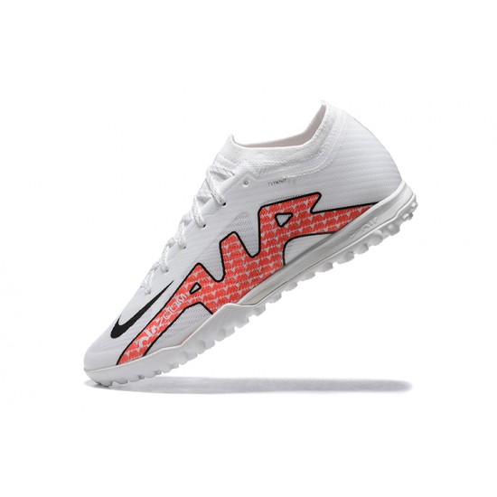 Nike Vapor 15 Academy TF White Orange Men Low Football Boots