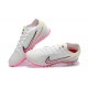 Nike Vapor 15 Academy TF White Pink Yellow Men Low Football Boots