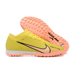 Nike Vapor 15 Academy TF Yellow Pink Black Men Low Football Boots