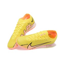 Nike Vapor 15 Academy TF Yellow Pink Black Men Low Football Boots