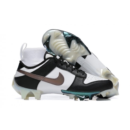 Nike Vapor Edge FG Panda DZ4890-001 White Black Men Low Football Cleats