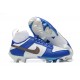 Nike Vapor Edge FG Panda White Blue Black Men High Football Cleats