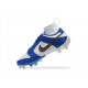 Nike Vapor Edge FG Panda White Blue Black Men High Football Cleats