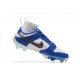 Nike Vapor Edge FG Panda White Blue Black Men High Football Cleats