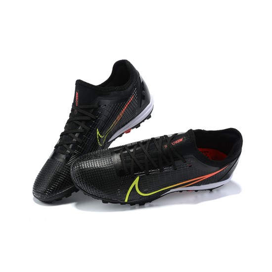 Nike Zoom Vapor 14 Pro TF Black Yellow Red White Low Men Football Boots