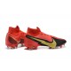 Nike Mercurial Superfly 7 Elite FG Black Deep Red Gold Football Boots