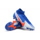 Nike Mercurial Superfly 7 Elite FG Deep Blue Orange Silver Football Boots