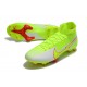 Nike Mercurial Superfly 7 Elite FG High Mens Green Red Grey Football Boots