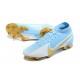 Nike Mercurial Superfly 7 Elite FG Ltblue Gold Grey Football Boots