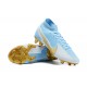 Nike Mercurial Superfly 7 Elite FG Ltblue Gold Grey Football Boots
