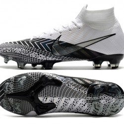 Nike Mercurial Superfly 7 Elite FG White Black Football Boots