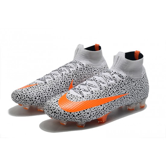 Nike Mercurial Superfly 7 Elite Korea FG Black Grey Orange Football Boots