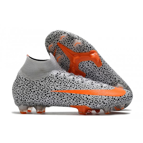 Nike Mercurial Superfly 7 Elite Korea FG Black Grey Orange Football Boots