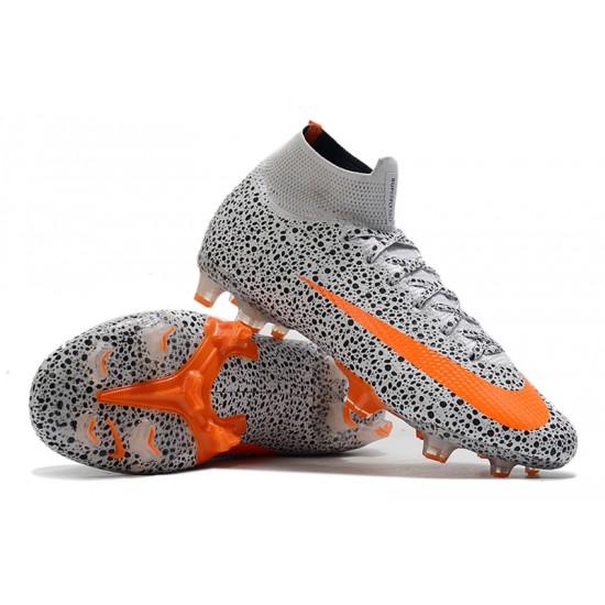 Nike Mercurial Superfly 7 Elite Korea FG Black Grey Orange Football Boots