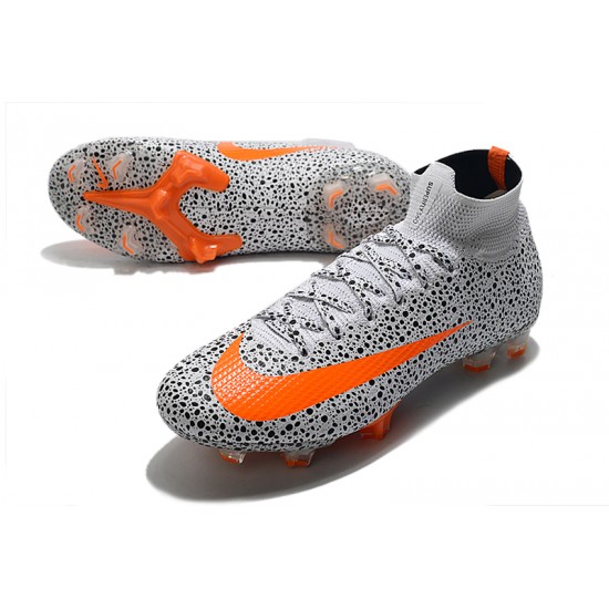 Nike Mercurial Superfly 7 Elite Korea FG Black Grey Orange Football Boots