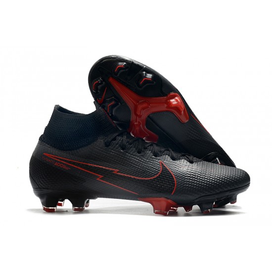 Nike Mercurial Superfly 7 Elite Korea FG Black Red Football Boots