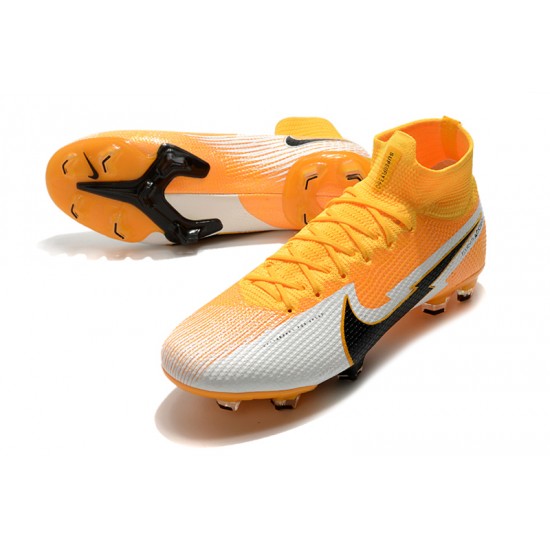 Nike Mercurial Superfly 7 Elite Korea FG Orange Silver Black Football Boots