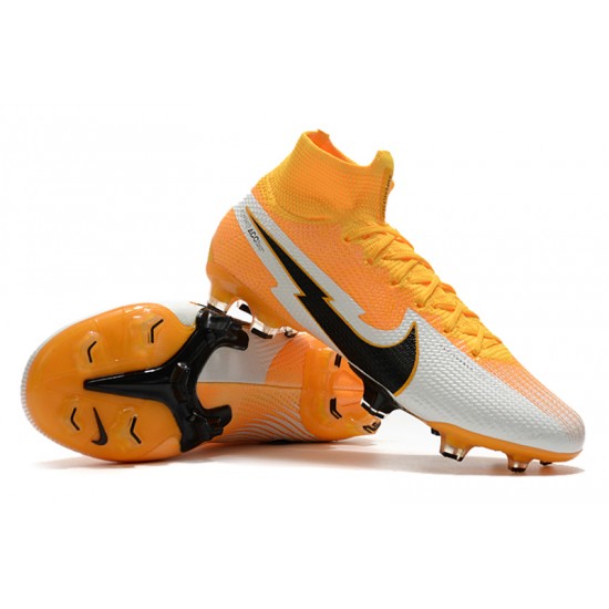 Nike Mercurial Superfly 7 Elite Korea FG Orange Silver Black Football Boots