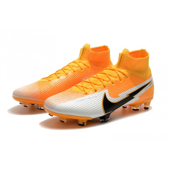 Nike Mercurial Superfly 7 Elite Korea FG Orange Silver Black Football Boots