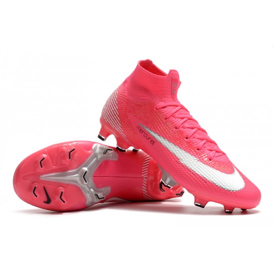 Nike Mercurial Superfly 7 Elite Korea FG Silver Peach Football Boots