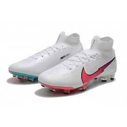 Nike Mercurial Superfly 7 Elite Korea FG White Blue Peach Football Boots