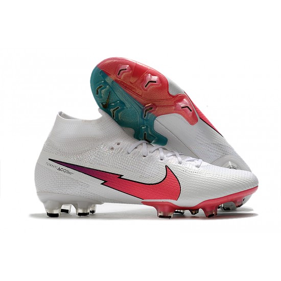 Nike Mercurial Superfly 7 Elite Korea FG White Blue Peach Football Boots