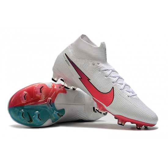 Nike Mercurial Superfly 7 Elite Korea FG White Blue Peach Football Boots