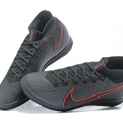Nike Mercurial Superfly 7 Elite MDS IC Black Red Football Boots