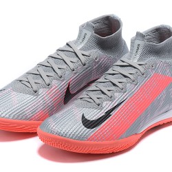 Nike Mercurial Superfly 7 Elite MDS IC Grey Orange Black Football Boots