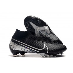 Nike Mercurial Superfly 7 Elite SE FG Black Silver Football Boots
