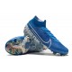 Nike Mercurial Superfly 7 Elite SE FG Blue White Football Boots