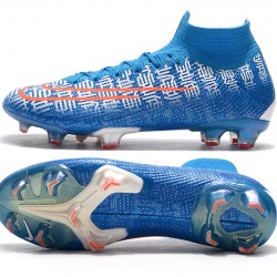 Nike Mercurial Superfly 7 Elite SE FG Blue White Orange Football Boots
