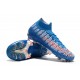 Nike Mercurial Superfly 7 Elite SE FG Blue White Orange Football Boots