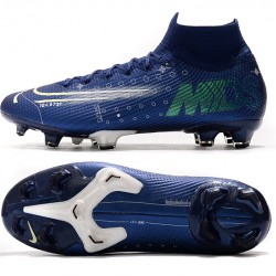 Nike Mercurial Superfly 7 Elite SE FG Deep Blue White Football Boots